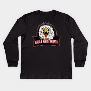 Cobra Kai - Eagle Fang Karate Vintage Style Kids Long Sleeve T-Shirt